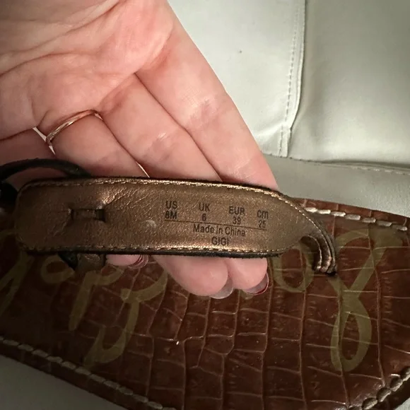 Sam Edelman “Gigi” Black Leather - Size 8 - Picture 4 of 5